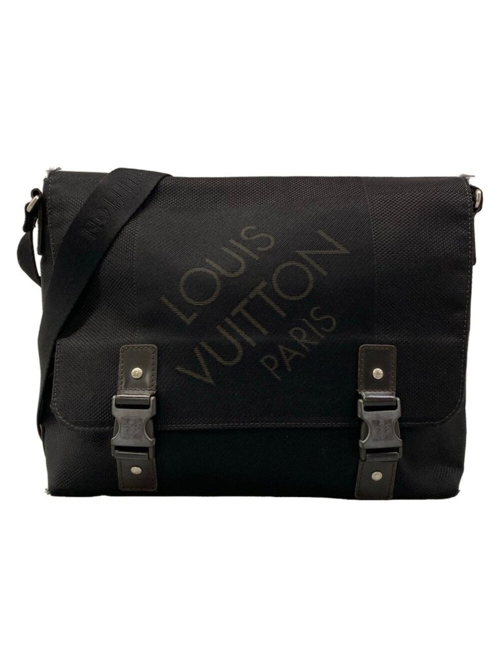 Louis Vuitton Shoulder Bag Damier Geant Lou Noir